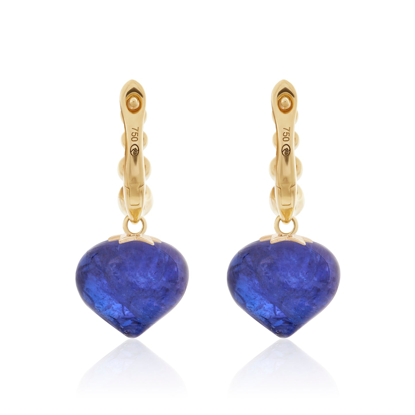 Magic Wish 18ct Yellow Gold, Diamond & Tanzanite Short Drop Earrings