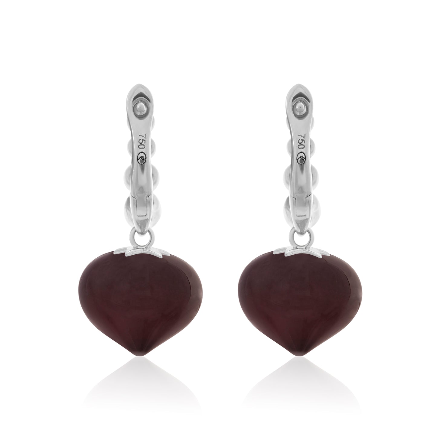 Magic Wish 18ct White Gold, Diamond & Onyx Short Drop Earrings
