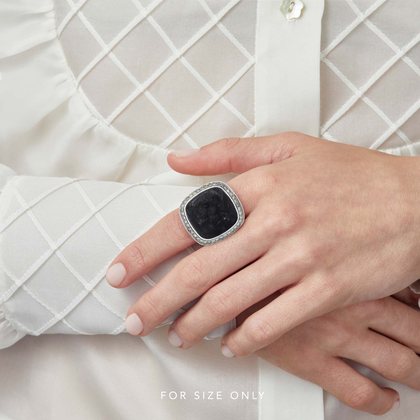 Magic Wish 18ct Yellow Gold, Diamond & Onyx Ring