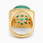 Magic Wish 18ct Yellow Gold, Diamond & Ocean Blue Tourmaline Ring
