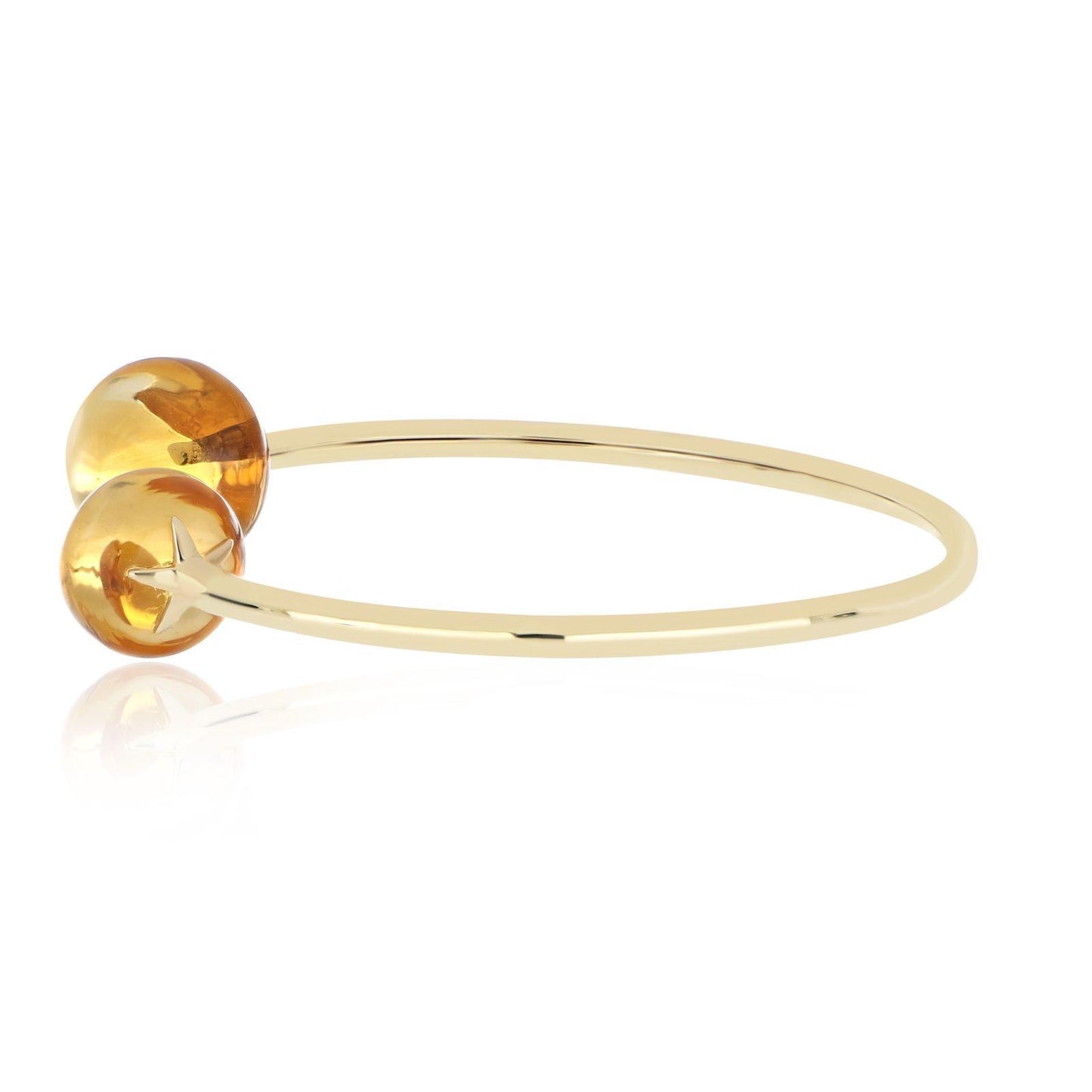 Magic Wish 14ct Yellow Gold Citrine Bangle