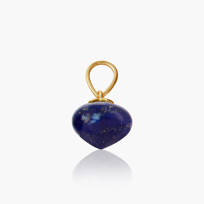 Lapis Lazuli Soul Drop pendants in 14ct yellow gold, Small