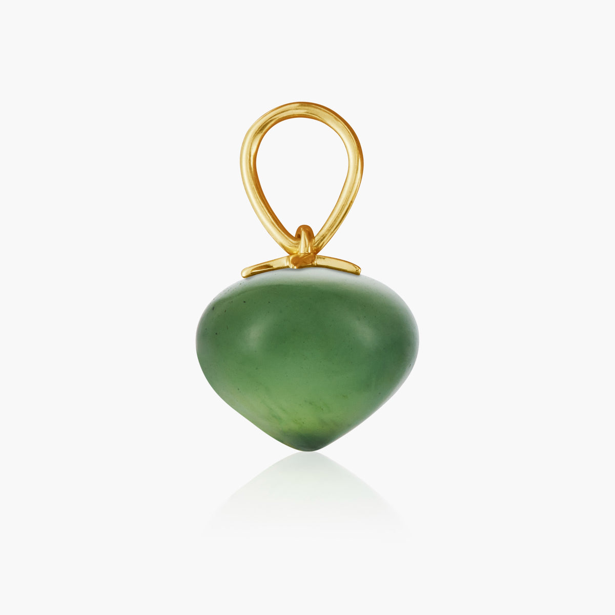 Serpentine Soul Drop pendants in 14ct yellow gold, Large