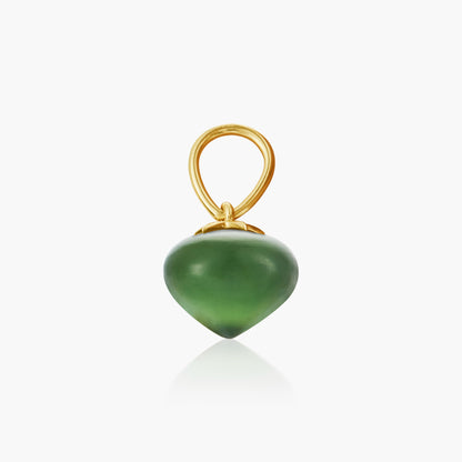 Serpentine Soul Drop pendant in 14ct yellow gold, Medium