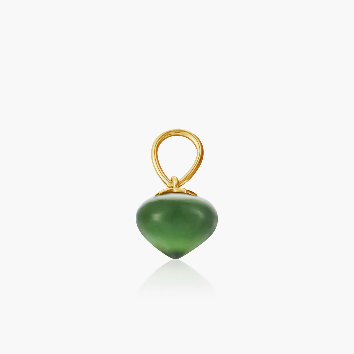 Serpentine Soul Drop pendants in 14ct yellow gold, Small