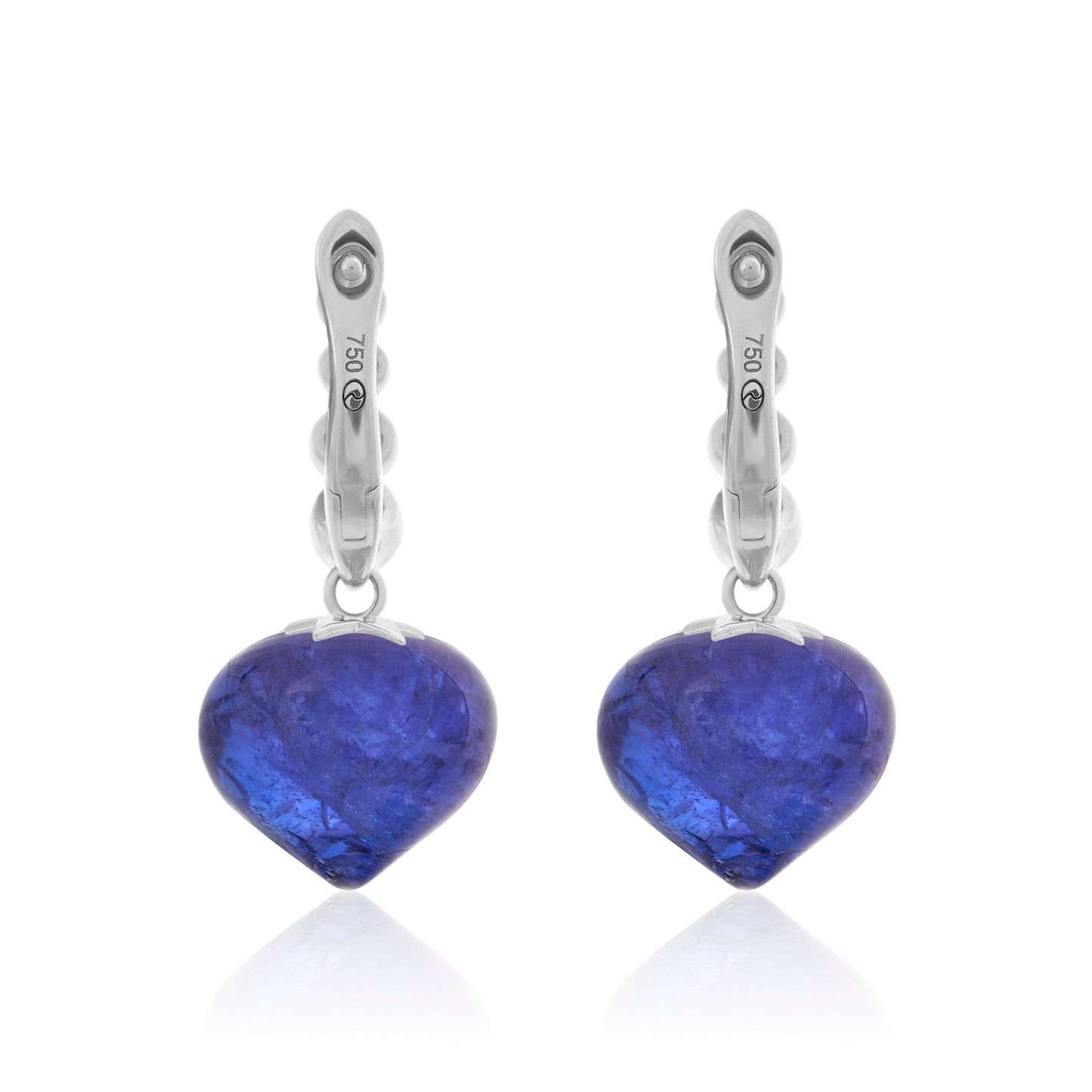 Magic Wish 18ct White Gold, Diamond & Tanzanite Short Drop Earrings