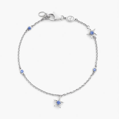 Guiding Star 18ct White Gold & Sapphire Bracelet