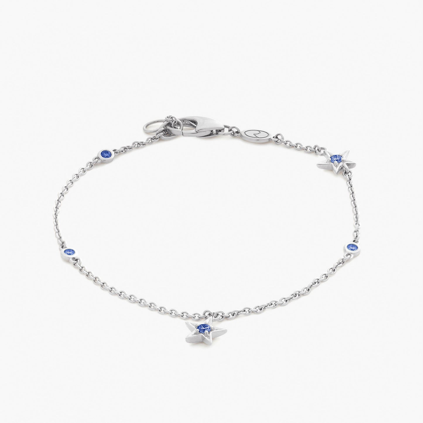 Guiding Star 18ct White Gold & Sapphire Bracelet