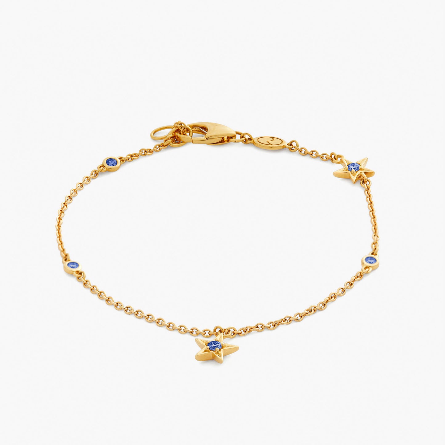 Guiding Star 18ct Yellow Gold & Sapphire Bracelet