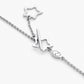 Guiding Star 18ct White Gold & Sapphire Necklace, 40cm