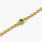 Guiding Star 18ct Yellow Gold & Emerald Necklace, 40cm