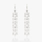 Guiding Star 18ct White Gold Hanging Dazzling Earrings