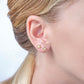 Guiding Star 18ct Yellow Gold & Diamond Small Hoop Earrings (Pair)