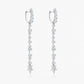 Guiding Star 18ct White Gold & Diamond Long Drop Earrings