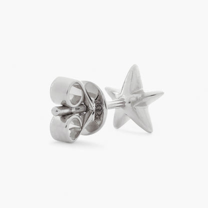 Guiding Star 18ct White Gold & Diamond Stud Earring (Single)