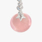 Magic Wish 18ct White Diamond & Rose Quartz Drop Earrings