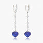 Magic Wish 18ct White Gold, Diamond & Tanzanite Drop Earrings