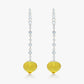 Magic Wish 18ct White Gold, Diamond & Heliodor Drop Earrings