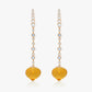 Magic Wish 18ct Yellow Gold, Diamond & Citrine Drop Earrings