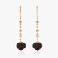 Magic Wish 18ct Yellow Gold, Diamond & Onyx Drop Earrings