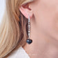 Magic Wish 18ct Yellow Gold, Diamond & Onyx Drop Earrings