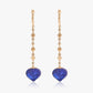 Magic Wish 18ct Yellow Gold, Diamond & Tanzanite Drop Earrings