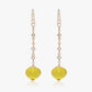 Magic Wish 18ct Yellow Gold, Diamond & Heliodor Drop Earrings