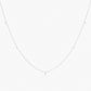 Guiding Star 18ct White Gold & Diamond Necklace, 105cm