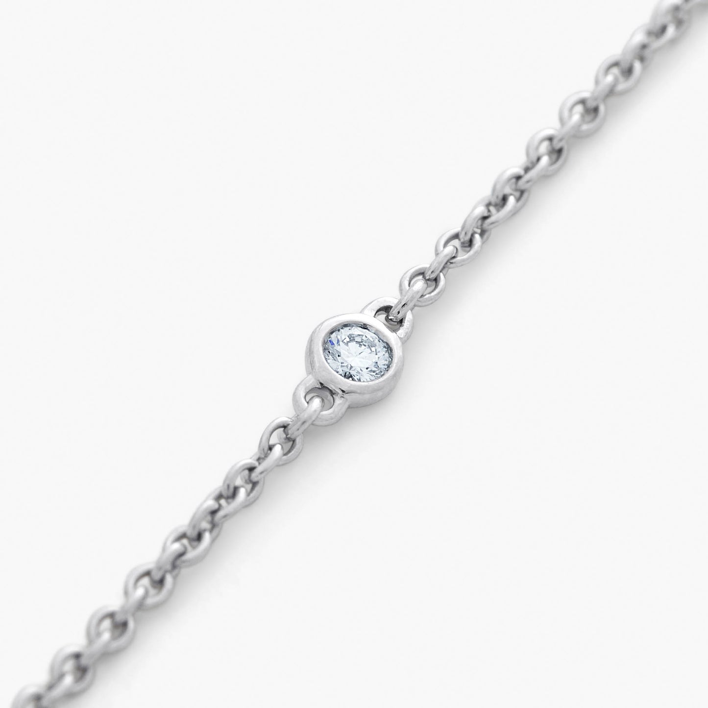 Guiding Star 18ct White Gold & Diamond Necklace, 70cm