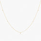 Guiding Star 18ct Yellow Gold & Pink Sapphire Necklace, 105cm