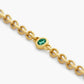 Guiding Star 18ct Yellow Gold & Emerald Necklace, 70cm