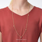 Guiding Star 18ct White Gold & Sapphire Necklace, 70cm