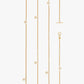 Guiding Star 18ct Yellow Gold & Diamond Necklace, 70cm