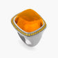 Magic Wish 18ct White Gold, Yellow Sapphires & Madeira Citrine Ring