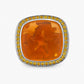 Magic Wish 18ct White Gold, Yellow Sapphires & Madeira Citrine Ring