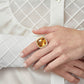 Magic Wish 18ct Yellow Gold, Light Brown Diamond & Citrine Ring
