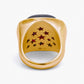 Magic Wish 18ct Yellow Gold, Rubies & Garnet Ring