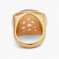 Magic Wish 18ct Yellow Gold, Orange Sapphire & Rose Quartz Ring